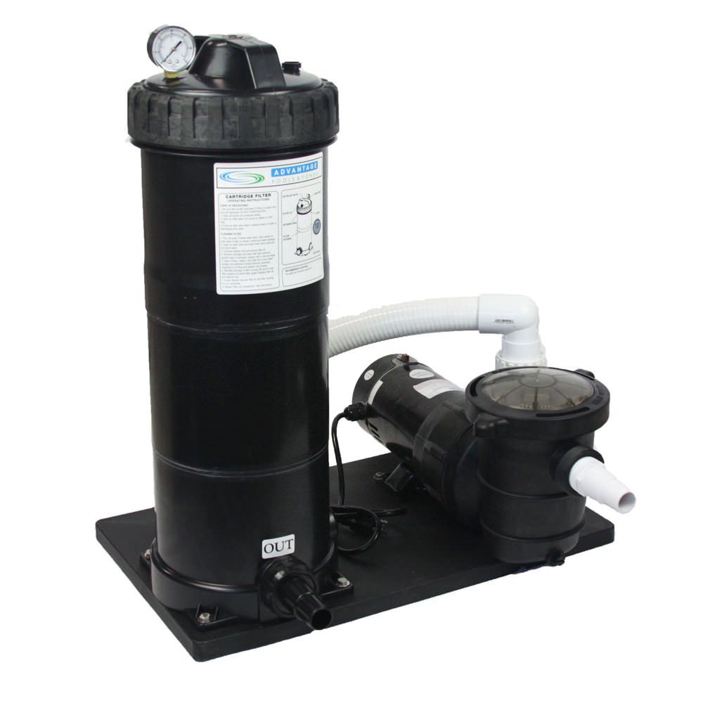 100 SQ. FT. Cartridge Filter - Electric Motors